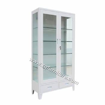Glass Door Office Cupboard