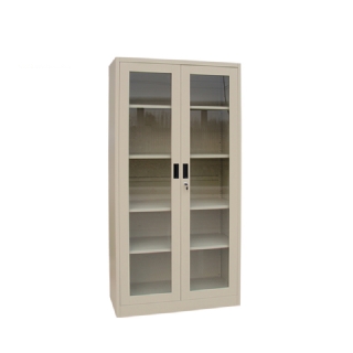 Glass Door Office Cabinet