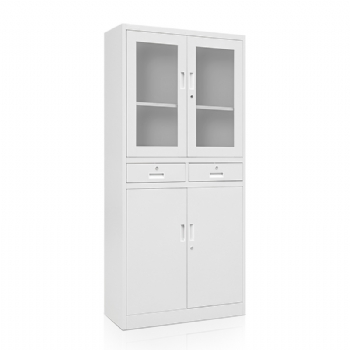 Glass Door Office Cabinet