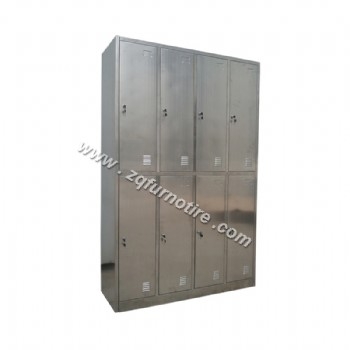 8 Door Stainless Steel Lockers